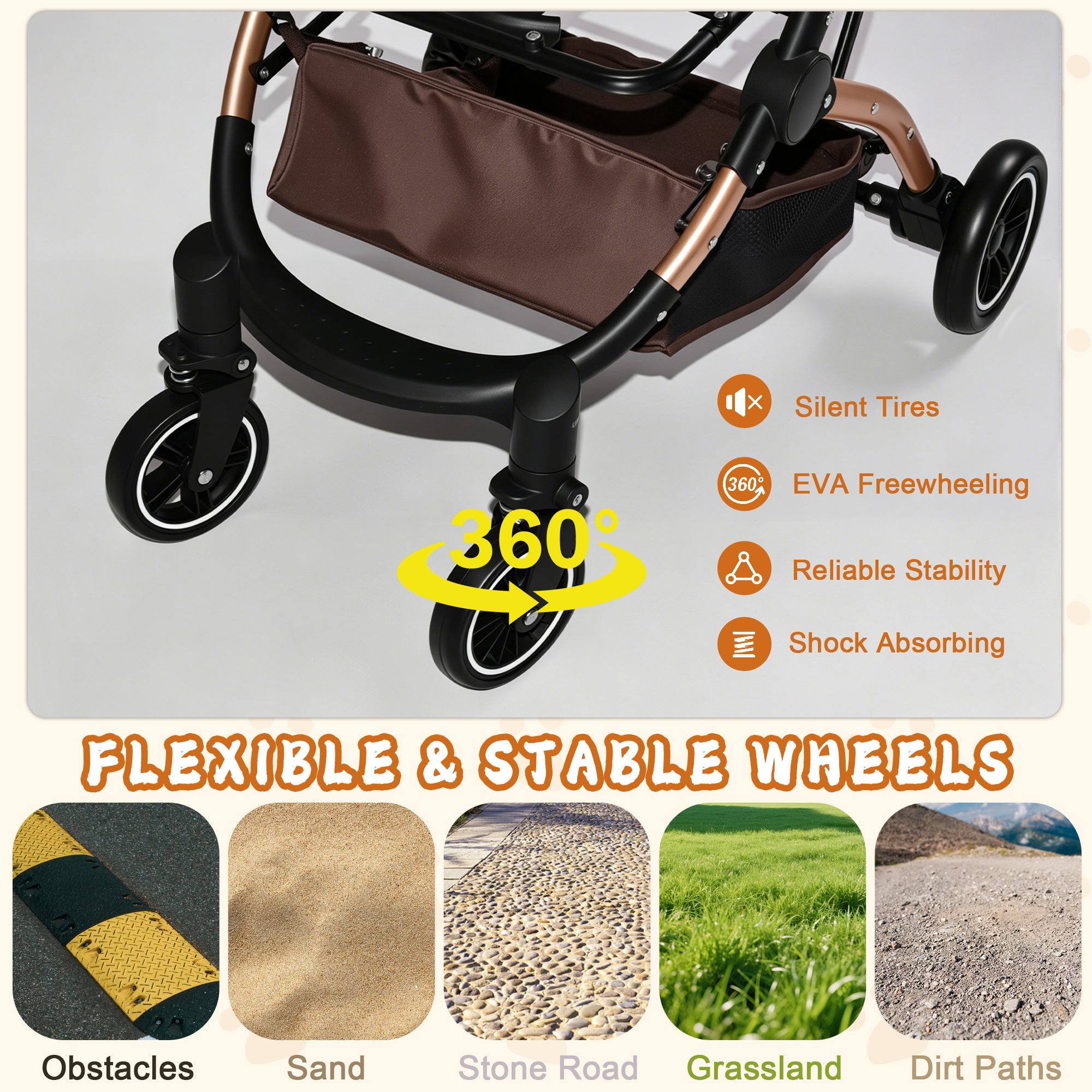 Poussette pour chiens et chats