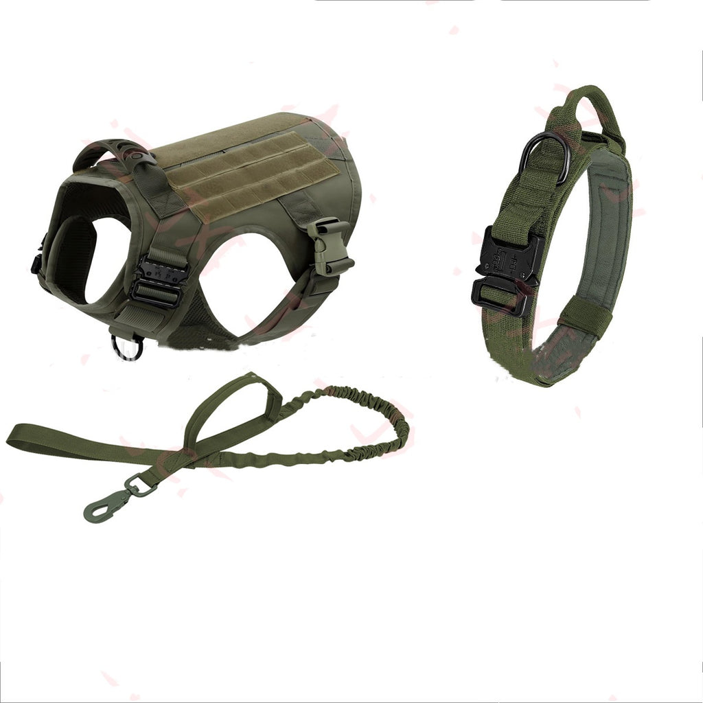 Veste de chien tactique pour les animaux moyens à grands à libération rapide Design idéal pour l'entraînement et dehors