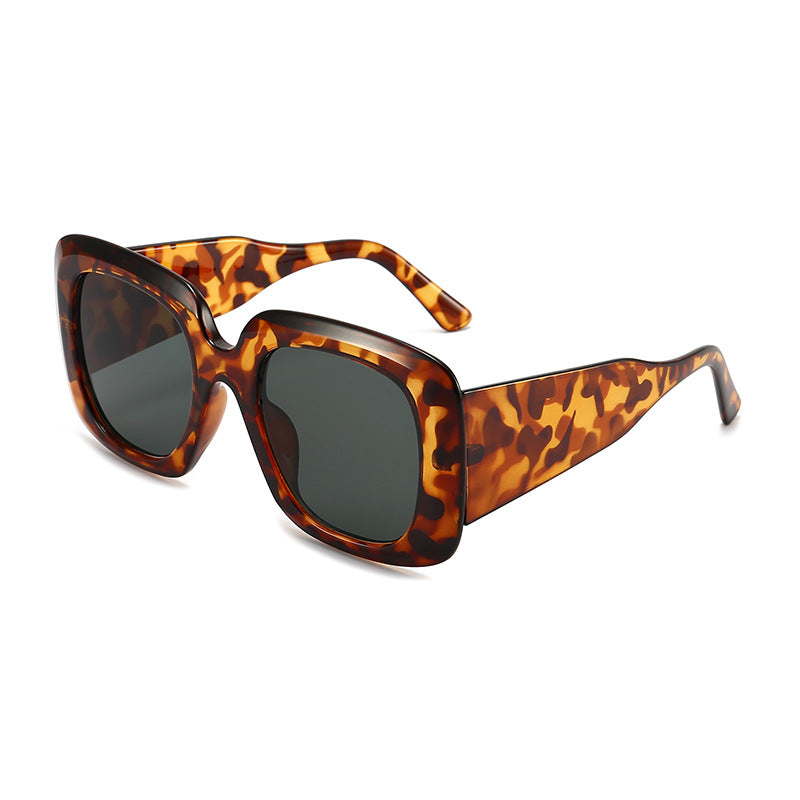 Lunettes de soleil européennes et américaines tendance surdimensionnées
