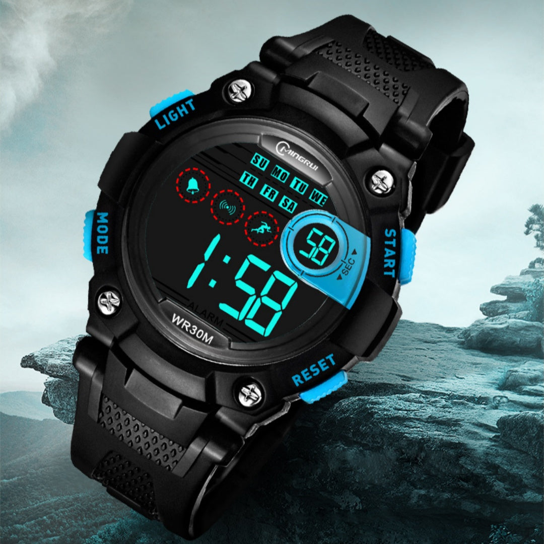 Waterproof Anti-fall Multifonctionnel Sports Student Electronic Watch