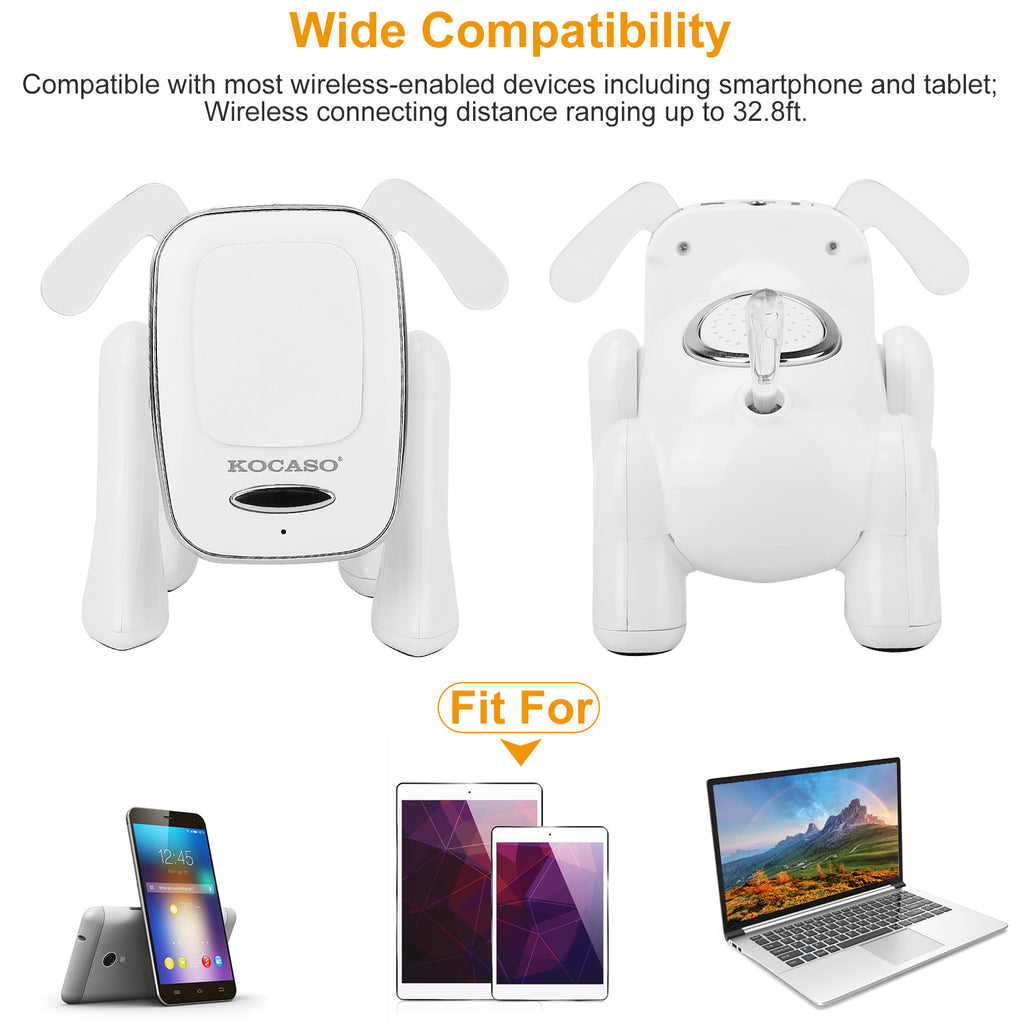 Puppy Dog Wireless Speaker Portable Mini Music Player Stereo Cute Animal Speaker with Buil