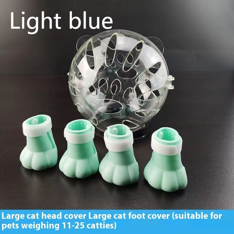 Couverture de la tête de l'espace anti-lissage pour chat