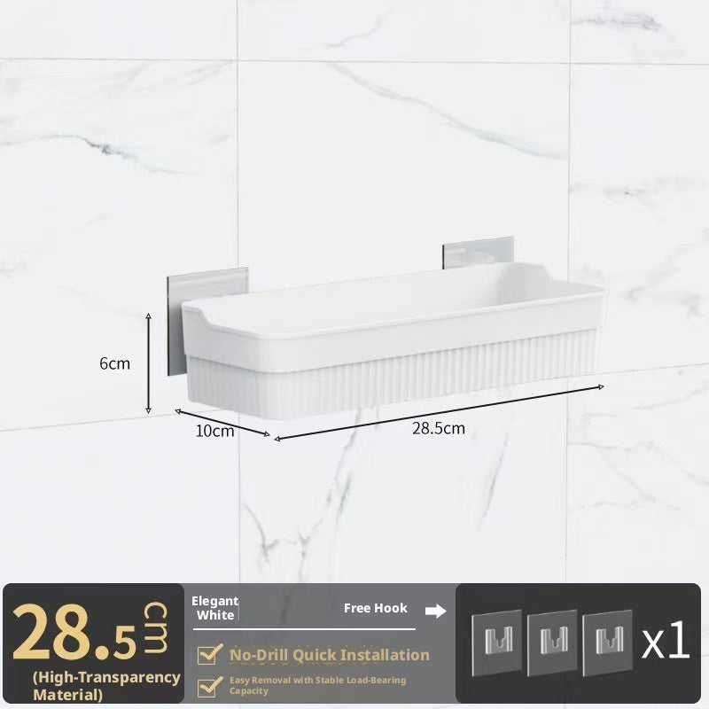 Coupe d'aspiration étagère blanc-28,5 * 10 *6cm-pp-1 pièce