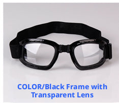 Pliable coupe-vent lunettes-transparent une paire