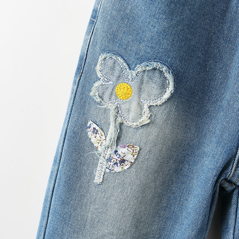 Fall/Winter Denim Jeans for Girls