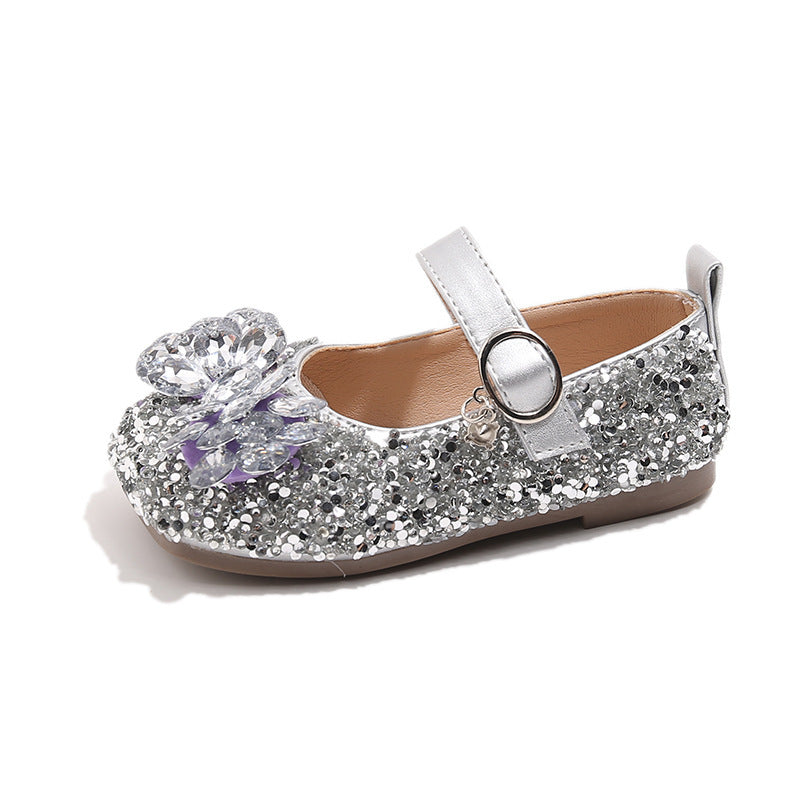 Chaussures Diamant Lumière en Verre de Filles Performance