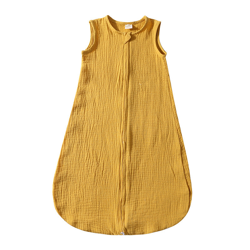 Sac de couchage bébé Linge de coton Style Veste de couleur solide