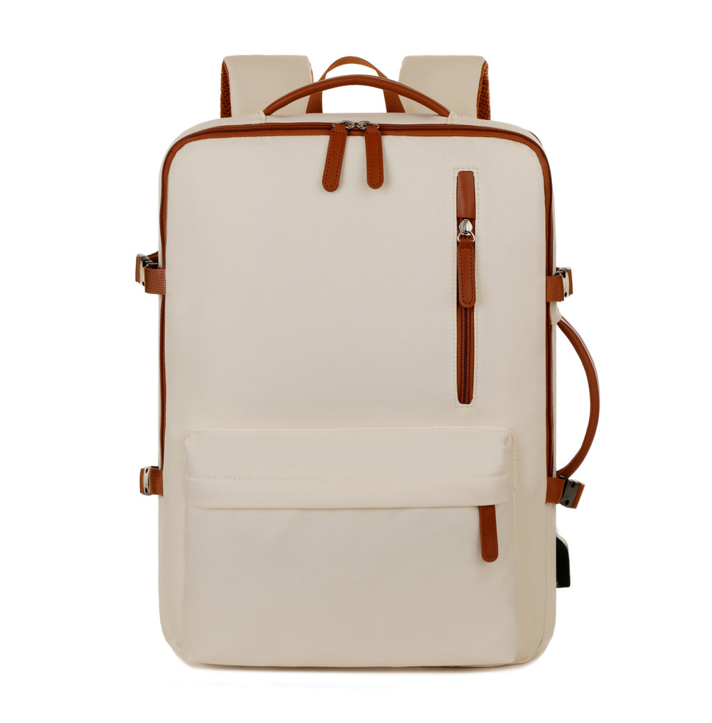 Sac portable de voyage d'affaires avec port de recharge USB double-épaule