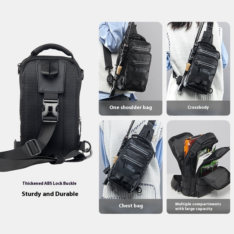 Sac à dos pratique de pêche sportive de plein air pour hommes