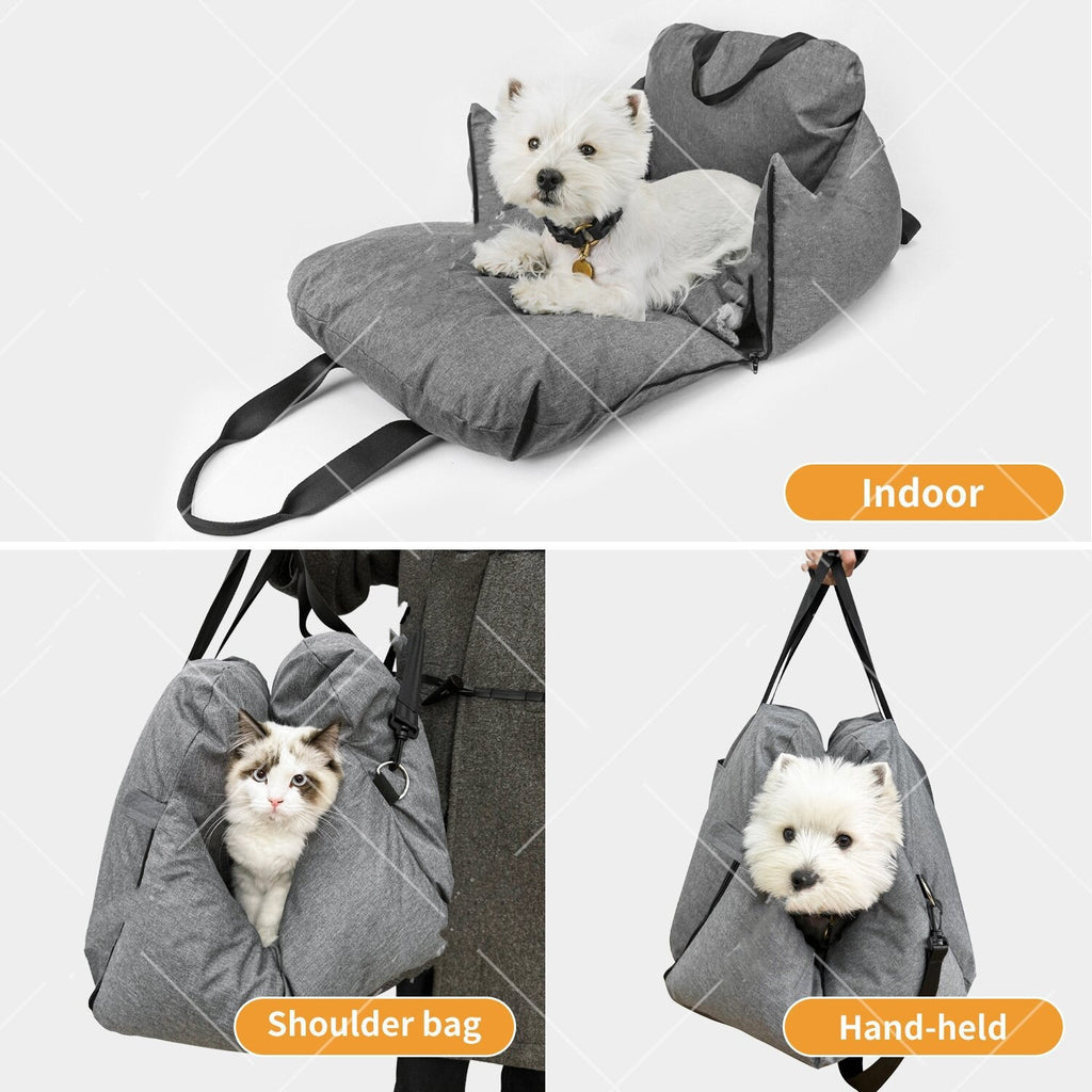Voiture de voyage Kennel Amovible et lavable Pet Car Kennel