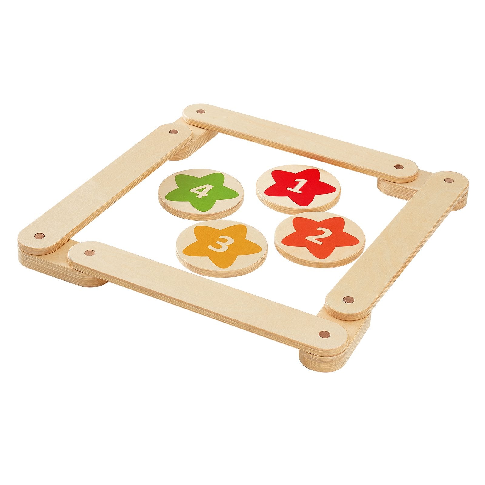 VEVOR Enfants Balance Beam Stepping Stones Gymnastique Enfants Balance Board 6 PCS