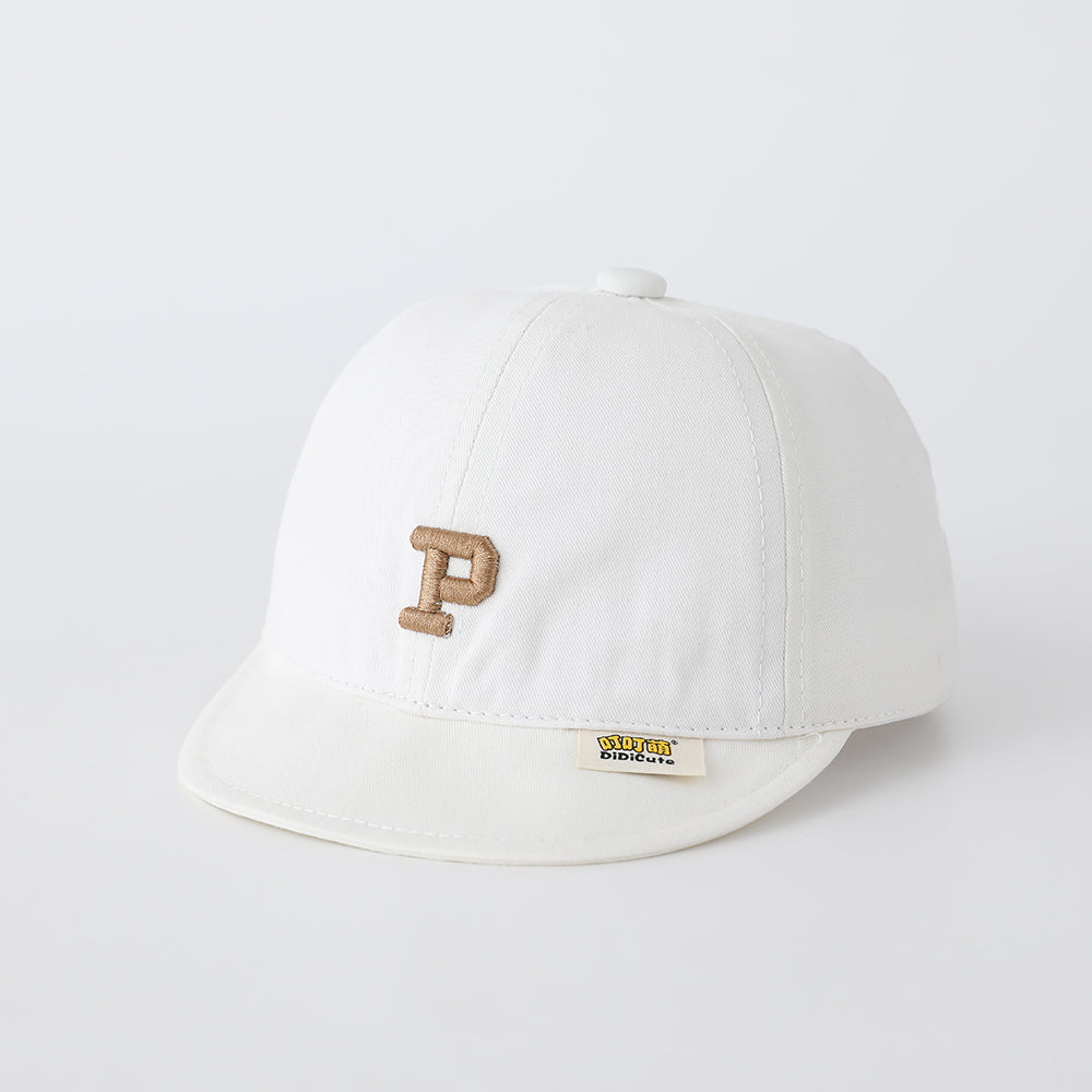 Lettre en couleur unique pour enfants P Brodé en trois dimensions Simple et tendance