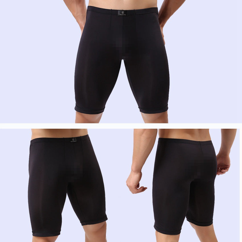 Sous-vêtements pour jambes longues respirantes pour hommes