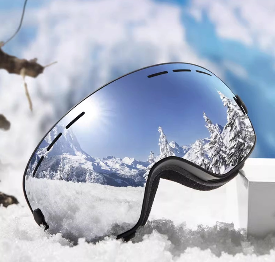 Lunettes de ski double couche Myopia Sphérique anti-fog