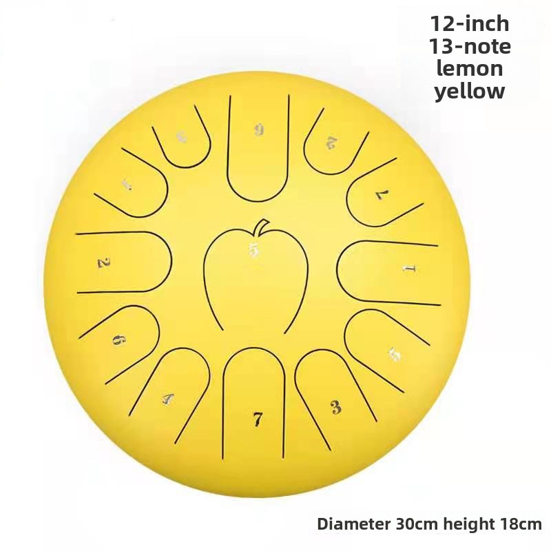 Tambour de langue en acier12 pouces13 Note Un style de pli