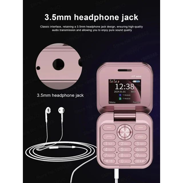 Écran pliant Double carte Dual Standby 2G Téléphone portable