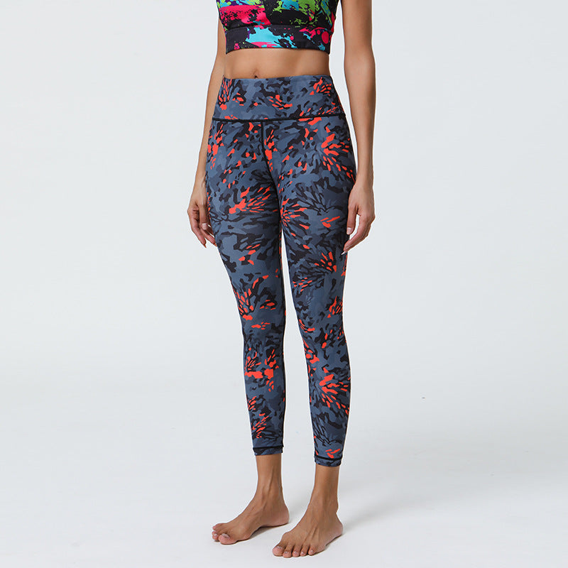 Leggings de yoga imprimés pour femmes