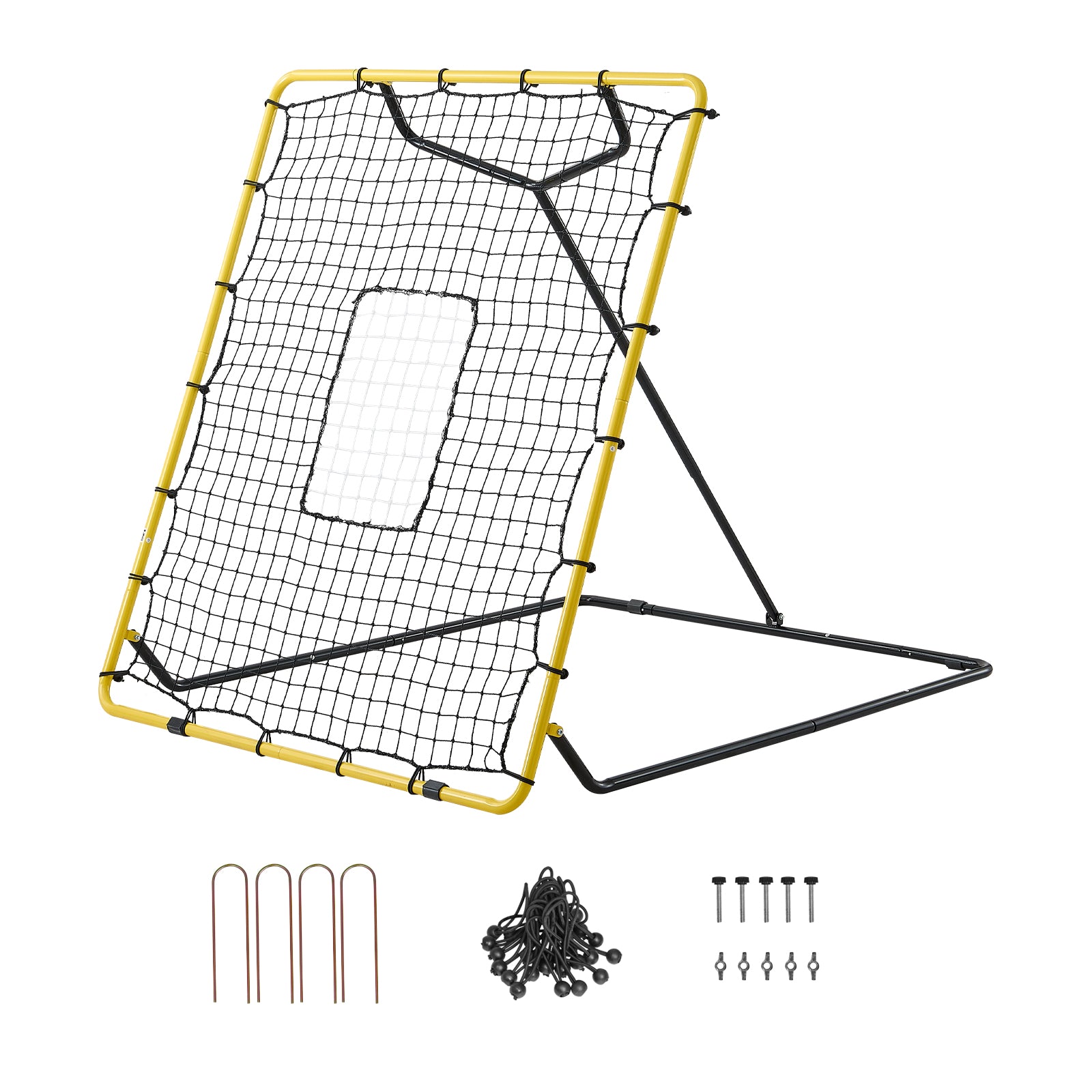 Baseball Softball Rebonder Net 4 X 4.5 Ft Pitch Back Trainer Target