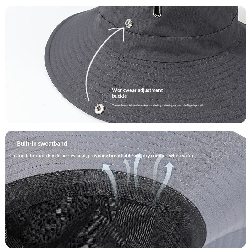 Chapeau de seau pour hommes d'été de printemps
