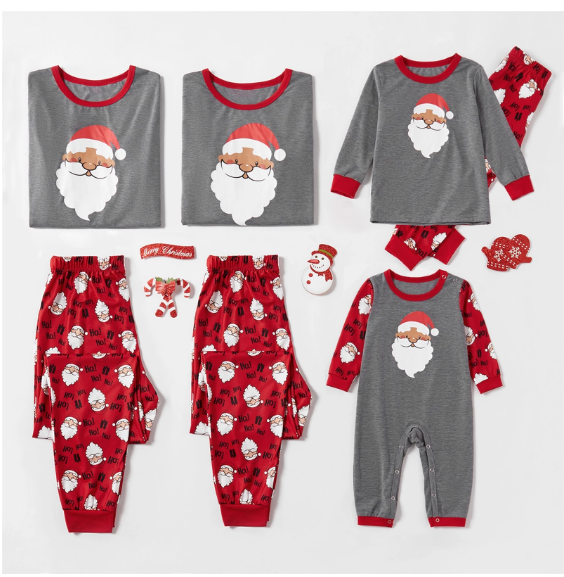 Jeu de pyjama à manches longues imprimé de Noël