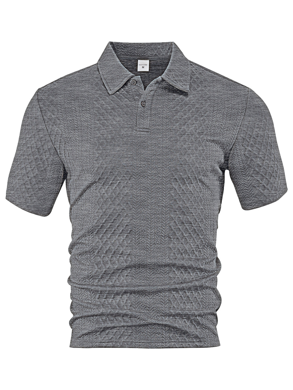 European And American Men's Summer Thin Loose Respirant Casual Solid Color Jacquard Lel S