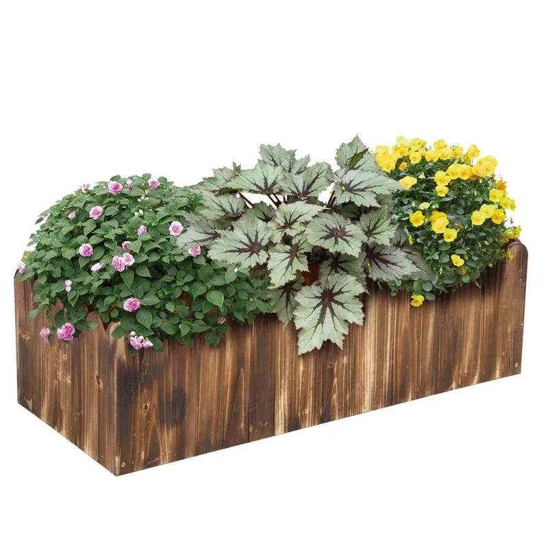 Coffret de planteur surélevé en bois