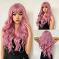 Long cheveux bouclés Perruque pleine tête
