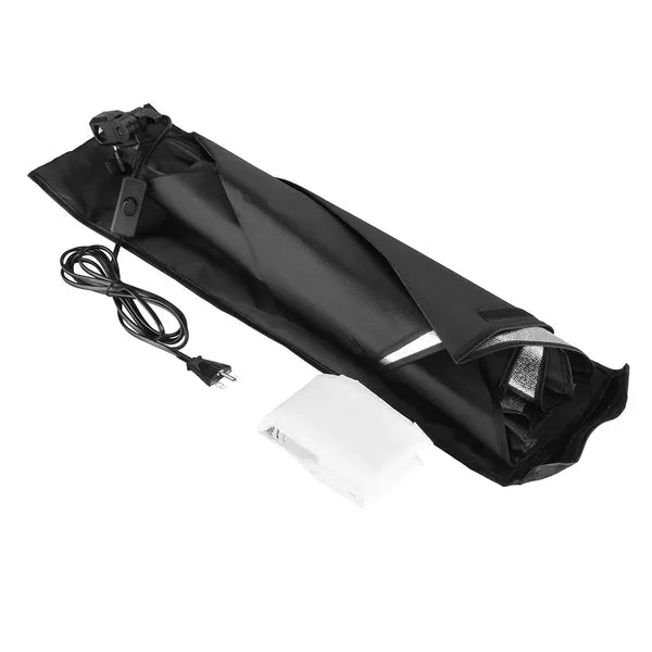 Parapluies blanches 45W Argent Parapluies noires Boîte à lumière douce Fond Stand Light Stands Fo