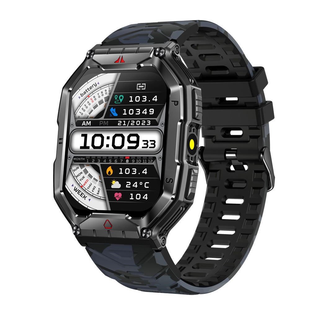 KR82 Smart Watch Bluetooth appelant la fréquence cardiaque Pression artérielle