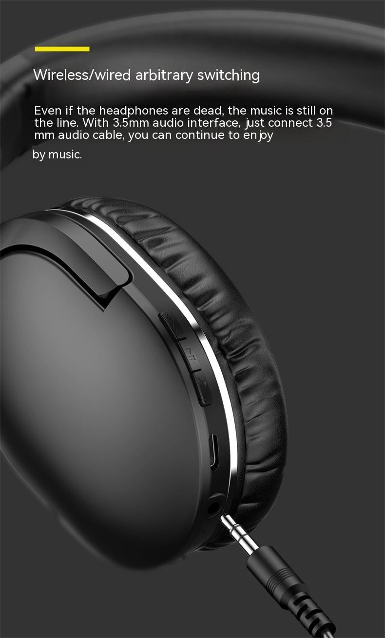 Casque de sport électronique sans fil Bluetooth Subwoofer Sports Gaming