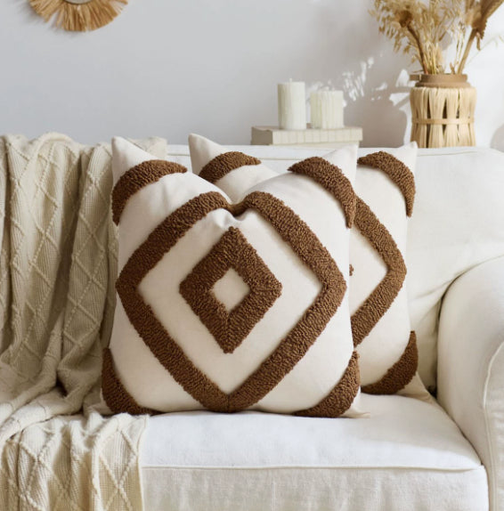 Couvercle d'oreiller à lancer Moderne Coussin d'oreiller haut de gamme léger et luxueux