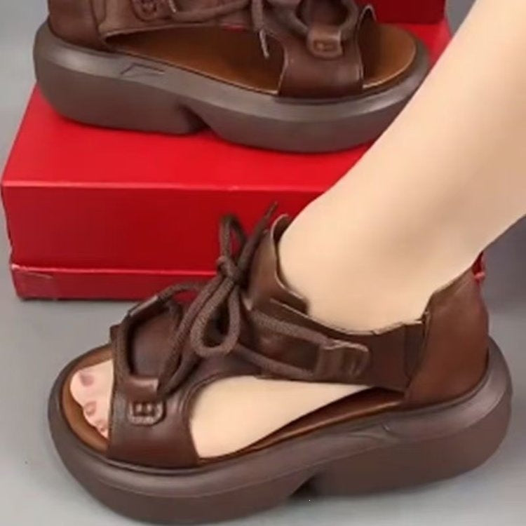 Sandales de la Plateforme romaine des femmes