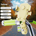 Crochet téléphone mobile support-handlebar modèle-jaune-ABS-1 pièce