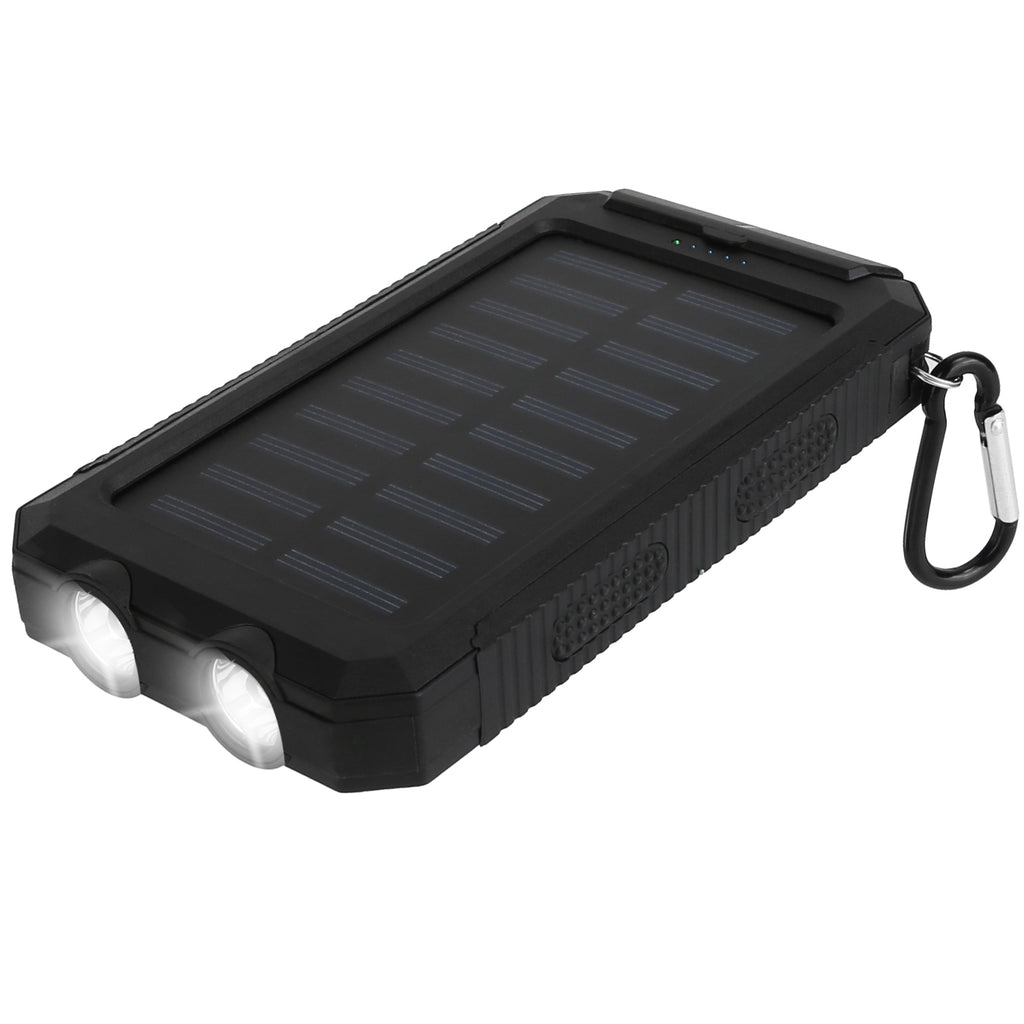 1Pc 1W MAh Solar Power Bank Pack batterie externe Double interface USB Chargeur extérieur avec