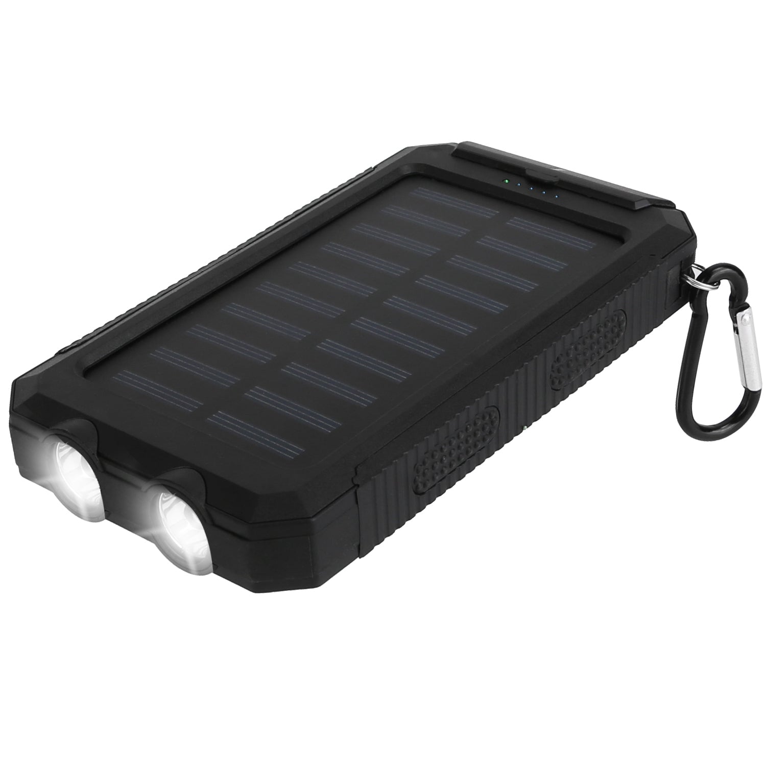 1Pc 1W MAh Solar Power Bank Pack batterie externe Double interface USB Chargeur extérieur avec