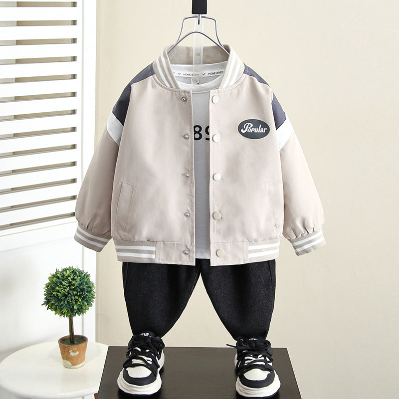 Veste Uniforme Fashion Boy Baseball