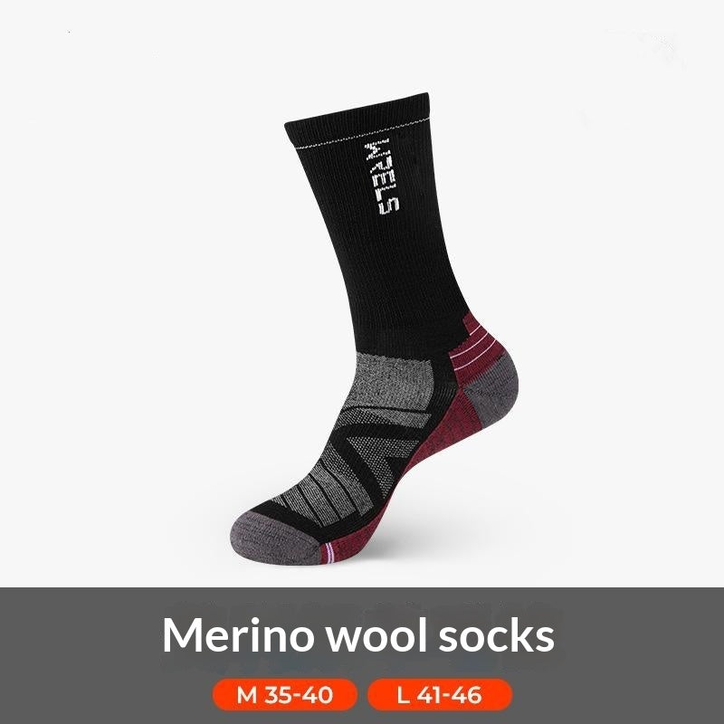 Chaussettes chaudes hautes et épaisses femmes Randonnée et chaussettes de sport
