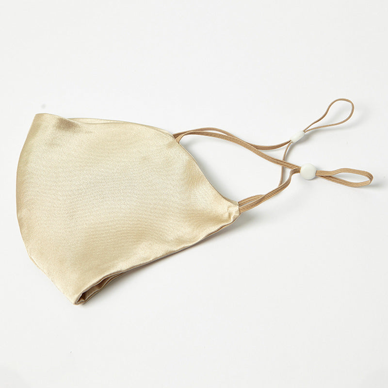 Masque en soie 19 M Protection UV d'été Bloc solaire et couleur solide résistante à la poussière