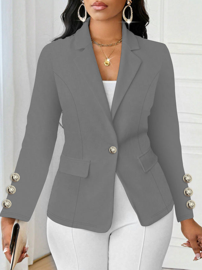 Veste de patchwork à manches longues à double manche pour femmes