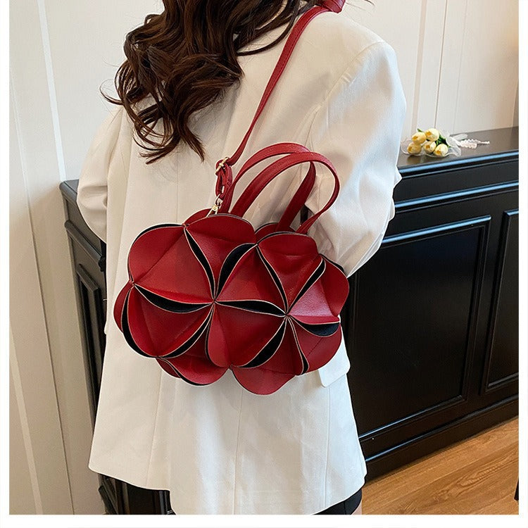 Femmes Rouge Petit sac à main Crossbody or Shooter Tote Style