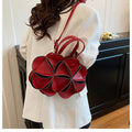 Femmes Rouge Petit sac à main Crossbody or Shooter Tote Style