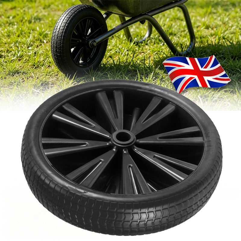 Universal 14 pouces Black Wheel Wheel Heavy Duty Puncture Proof Roue