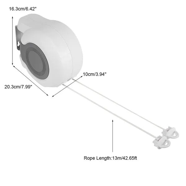 13m retractable double-sided mural awning
