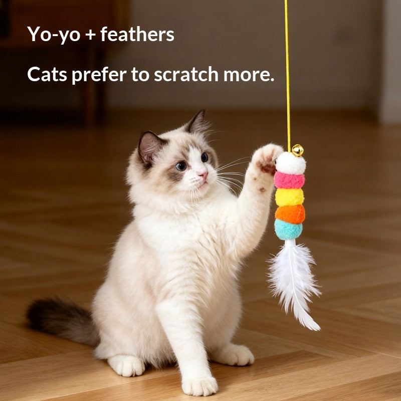 Cat Auto-divertissement Boredom-relief Automatique Cat Teaser Wand