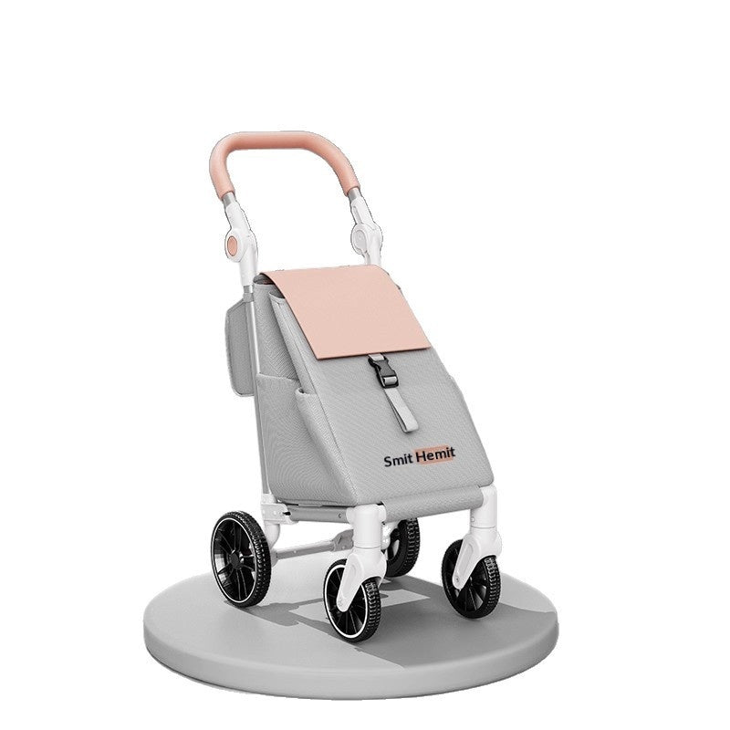 Chariot de ménage léger avec quatre universels Roues