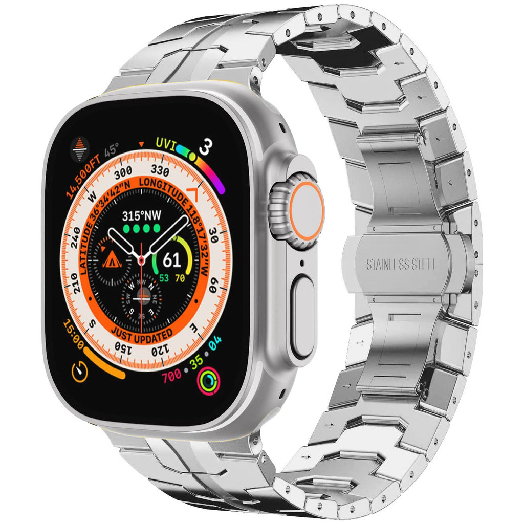 Bracelet en acier inoxydable en acier massif