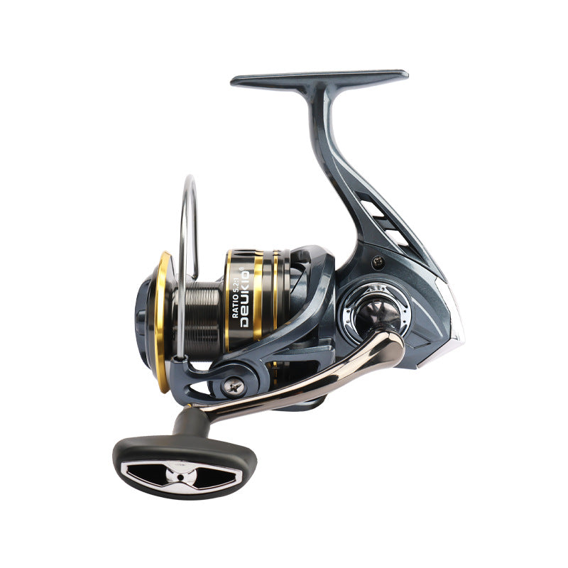 Metal Rocker Arm No Gap Casting Reel Waterproof Giant Wheel