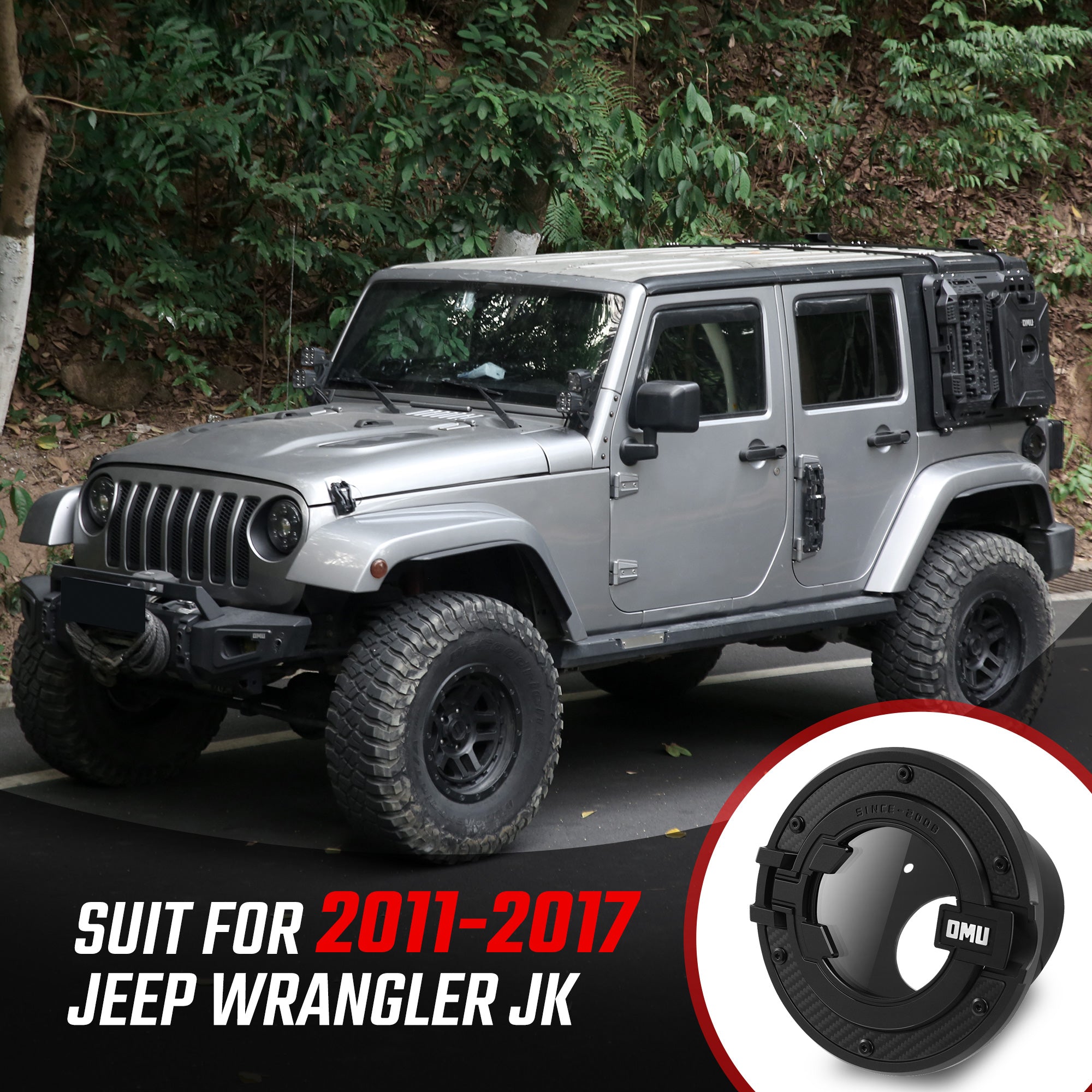 Couverture du réservoir à gaz pour Wrangler JK