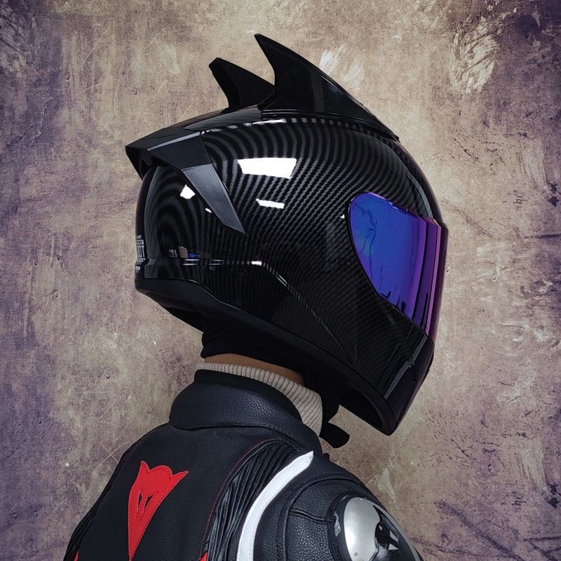 Casque de moto homme Bluetooth chaud plein visage quatre saisons