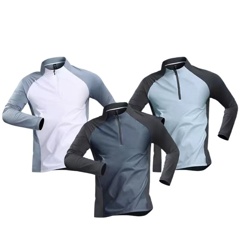 T-shirt à manches longues à séchage rapide pour homme